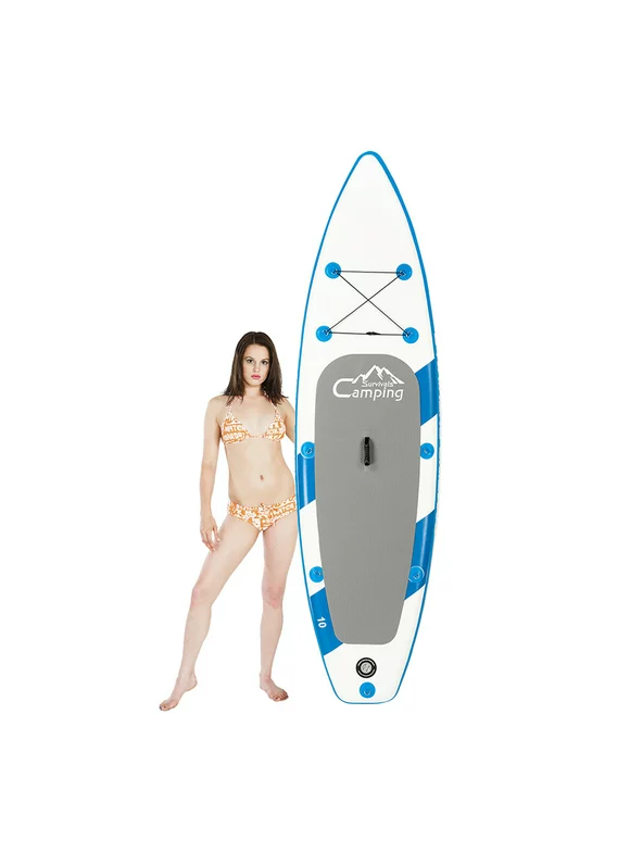 11 ft Paddle Board, Stand Up Paddle Board with Premium sup Accessories, Including Paddle, Leash, Fin, Repair Kit, Waterproof Backpack, Paddle Board for Adults Youth, TE154