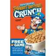 Cap'n Crunch Breakfast Cereal, Peanut Butter Crunch, 17.1 oz Box