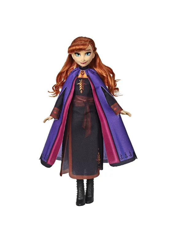Disney Frozen 2 Anna Fashion Doll with Long Red Hair, Includes Movie Outfit