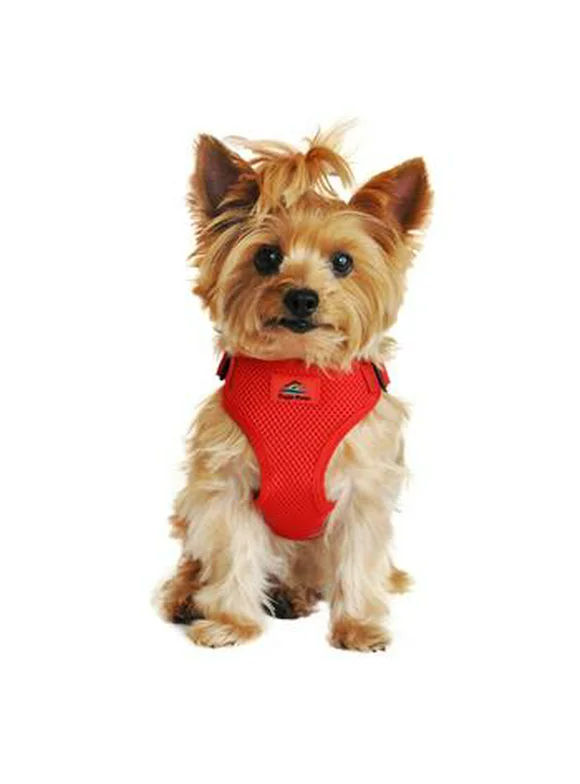 Wrap and Snap Choke Free Dog Harness - Flame Red Small