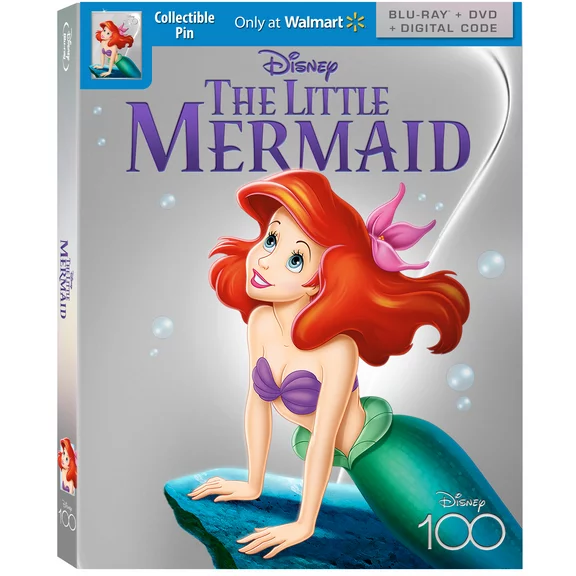 The Little Mermaid - Disney100 Edition DX Fair Mall Exclusive (Blu-Ray   DVD   Digital Code)