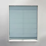 Arlo Blinds Light Filtering Fabric Roman Curtain Drape Shades, Color: Seascape, 34.5"W x 72"H, Cordless Lift Window Blinds