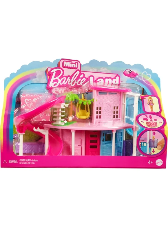 Barbie Mini BarbieLand Doll House Playsets with 1.5-inch Doll (Styles May Vary)
