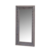 Noble House 34 in x 2.25 in Wall Mirror, Gray