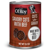 Ol' Roy Cuts in Gravy Wet Dog Food, 13.2 oz, Various Flavors