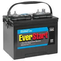 EverStart Lead Acid Marine & RV Deep Cycle Battery, Group Size 24DC (12 Volt/690 MCA)