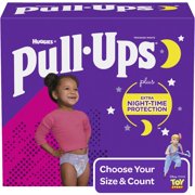 Pull-Ups Girls' Night-Time Training Pants (Choose Size and Count)