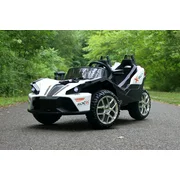 Slingshot - 2 Seater - 12v Kids Cars - Electric Motor Power Ride On Car with Remote- MP3-Aux Cord By First Drive