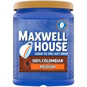 Maxwell House 100% Colombian Medium Roast Ground Coffee, 37.7 oz Canister