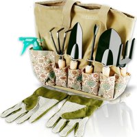 Scuddles Garden Tools - 8 Piece Garden Tools Set for Women Or Men Garden Tools Set Includes All Tools Needed for Your Lawn Or Gardening