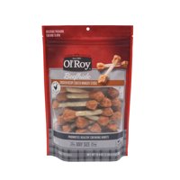 Ol' Roy Beefhide Coated Munchy Sticks, Chicken Recipe, 16.9 oz, 40 Count