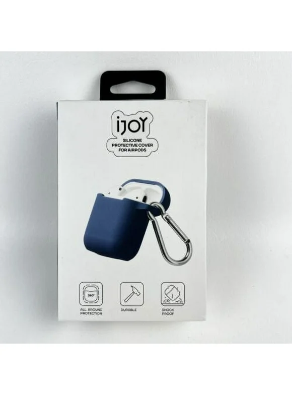 iJoy Silicone Protective Cover Case For Apple Airpods - Blue