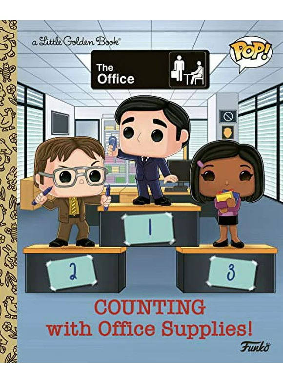 Pre-Owned The Office: Counting with Office Supplies! (Funko Pop!) (Little Golden Book) Hardcover