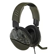 RECON 70 Gaming Headset, Green Camo, Turtle Beach, PlayStation 4, Xbox One, Nintendo Switch, Mobile Devices, 731855064557