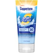 Coppertone Sport Clear SPF 30 Sunscreen Lotion, 5 Ounce