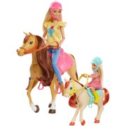 Barbie Hugs 'N' Horses with & Chelsea Dolls, Blonde Doll Playset