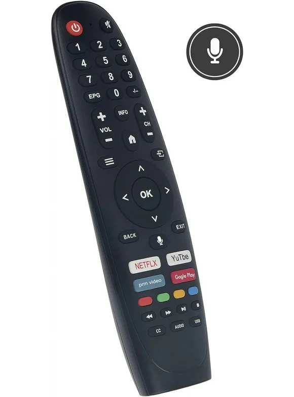 Replacement Voice Remote Control Fit for BLAUPUNKT/Estar/SANSUI/Caixun Smart TV 32 inch LED Android TV