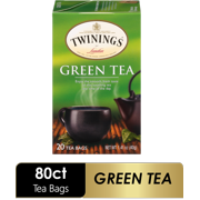 (4 Boxes) Twinings of London Green 20 ct Tea Bags 1.41 oz. Box