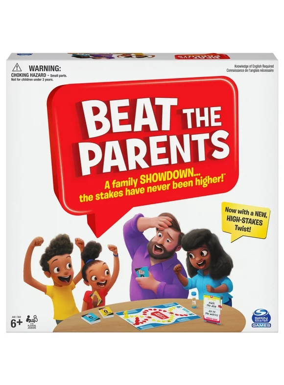 Beat the Parents Classic Family Trivia Game, Kids Vs Parents for Ages 6 and up