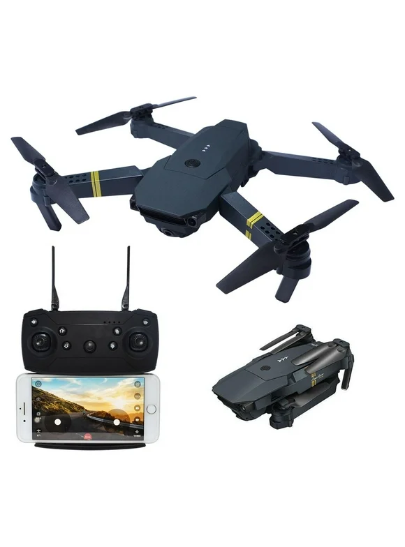 Drone with Wide Angle 720P 2MP HD Camera WIFI FPV RC Foldable Arm Quadcopter Cooligg e58