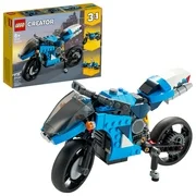 LEGO Creator 3in1 Superbike 31114 Motorcycle Building Toy (236 Pieces)