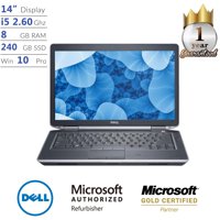 Dell Latitude E6430, Core i5, 8GB, 320GB HDD, 14 Display, Win 10 Pro Laptop (Manufacturer Refurbished)