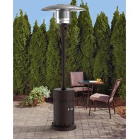 Mainstays Large Outdoor Patio Heater, Powder Coat Brown