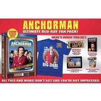 Anchorman: The Legend Of Ron Burgundy (Blu-ray + Digital HD + T-Shirt + Movie Money + Ice Cream) (Walmart Exclusive)