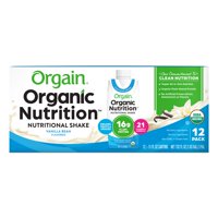 Orgain Vegan Organic Nutrition Shake, Sweet Vanilla Bean, 11oz