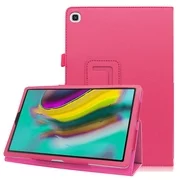 EpicGadget Case for Galaxy Tab A 10.1 2019 SM-T510/SM-T515, PU Leather Folding Stand Folio Cover Case for Samsung Galaxy Tab A 10.1 Released in 2019 (Hot Pink)