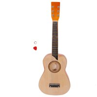GLiving 25" Acoustic Guitar  with Pick  String  Guitar Kit for Beginners  Kids Wood Color