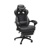 RESPAWN 110 Racing Style Gaming Chair, Reclining Ergonomic Chair with Footrest, in Gray (RSP-110-GRY)