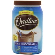 Ovaltine Rich Chocolate - 12 oz - 6 pk NEW
