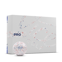 Vice Golf Pro Drip Blue/Red Golf Ball - 1 Dozen