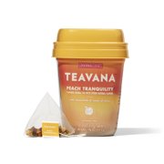 Teavana Peach Tranquility Herbal Tea Tea Bags 15 Count