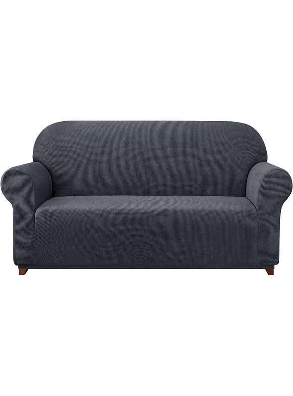 Subrtex 1-Piece Stretch Sofa Slipcover Non Slip Couch Cover (Sofa, Gray)