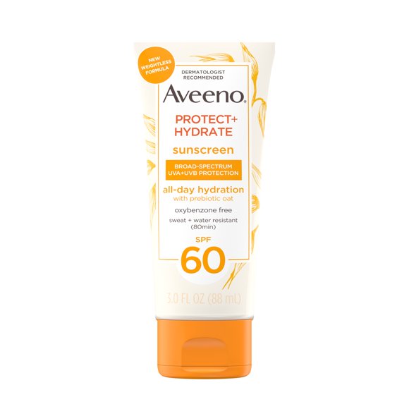 Aveeno Protect & Hydrate Sunscreen Body Lotion, SPF 60, 3 oz