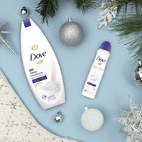 ($12 Value) Dove Nourishing Beauty Holiday Gift Set (Body Wash, Dry Spray Deo, Pouf) 3 Ct