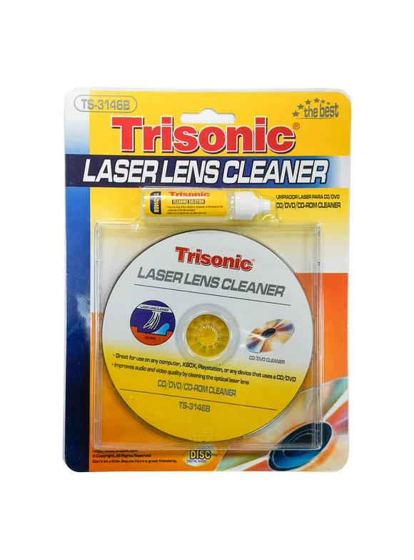 New Laser Lens Cleaner Game Console Cd-Rom Dvd Player Cleaning Liquid Included