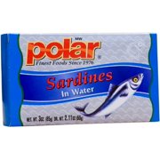MW Polar Foods Sardines in Water, 3-Ounce (Pack of 24)