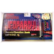 Jeopardy Answer/Question Book & Cartridge #6 for Electronic LCD Handheld Game by Tiger