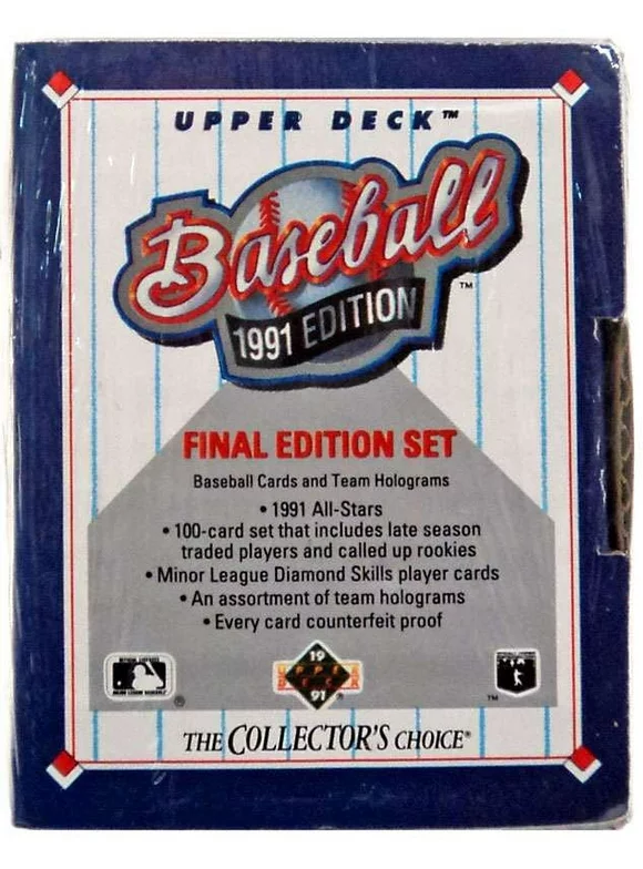 MLB 1991 Final Edition Set Trading Card Set