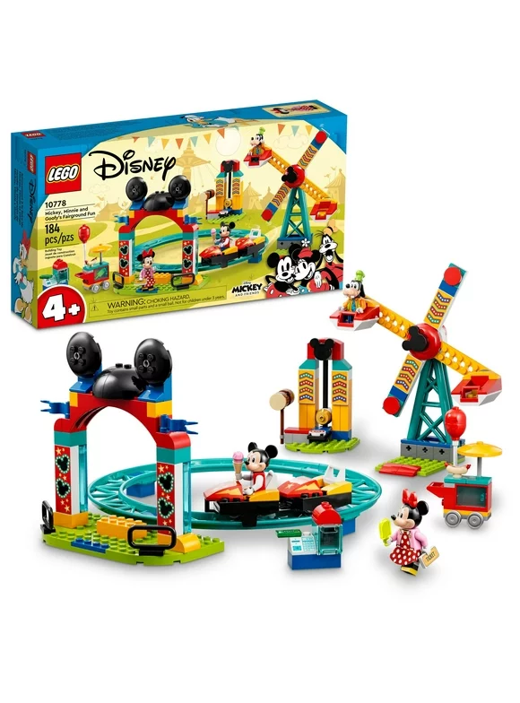 LEGO Disney Mickey and Friends  Mickey, Minnie and Goofys Fairground Fun Toy Set Set 10778