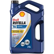 Shell Rotella T6 Full Synthetic Diesel Motor Oil SAE 15W-40, 1-Gallon