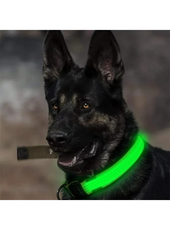Tuscom Pet Reflective Collar Nylon Breathable Mesh Collar Large And Medium Dog Collar