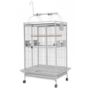 A and E Cage Co. 36"x28" Play Top Cage - White