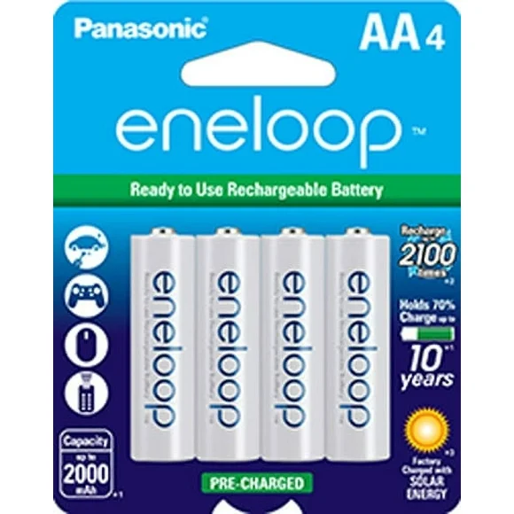 Panasonic Eneloop AA Size NiMH Rechargeable Battery BK-3MCCA4BA