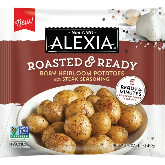 Alexia Roasted & Ready Baby Heirloom Potatoes with Steak Seasoning 12/16oz