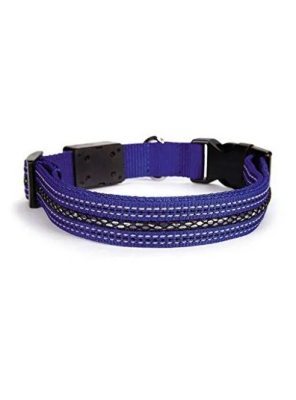 Casual Canine ZA1063 14 19 LED Collar 14-20In Blu