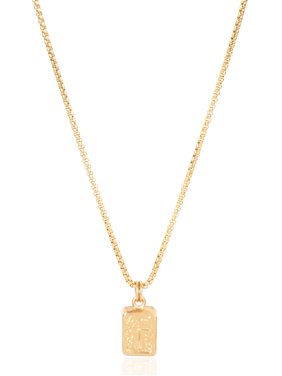 Ed Jacobs Gold Stainless Steel Cross 24" Necklace